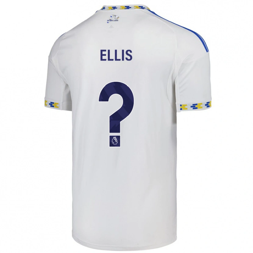 Danxen Kvinnor Macy Ellis #0 Vit Blå Hemmatröja Matchtröjor 2025/26 Tröjor T-Tröja