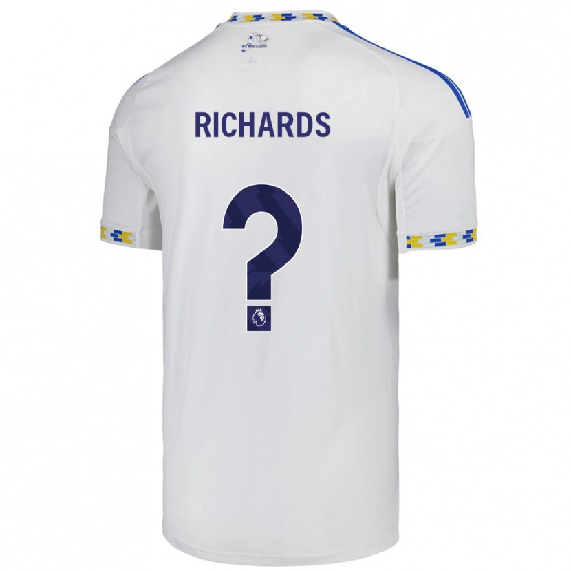 Danxen Kvinnor Joe Richards #0 Vit Blå Hemmatröja Matchtröjor 2025/26 Tröjor T-Tröja