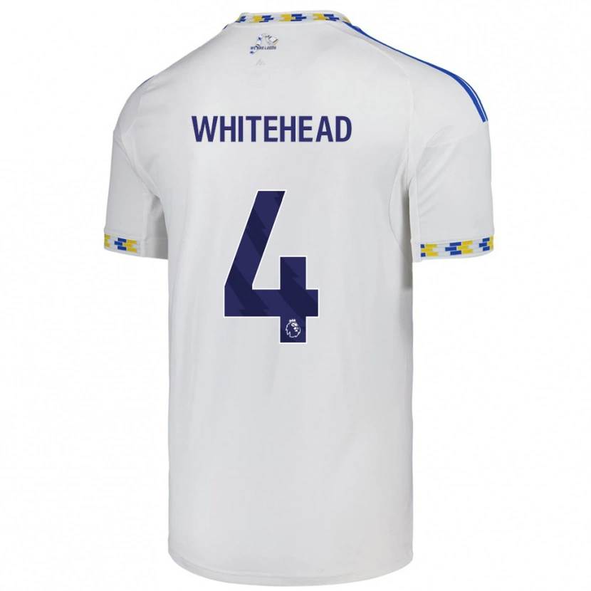 Danxen Kvinnor Loui Whitehead #4 Vit Blå Hemmatröja Matchtröjor 2025/26 Tröjor T-Tröja