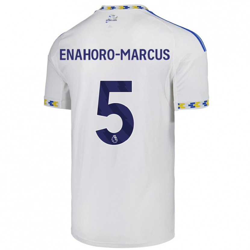 Danxen Kvinnor Louis Enahoro-Marcus #5 Vit Blå Hemmatröja Matchtröjor 2025/26 Tröjor T-Tröja
