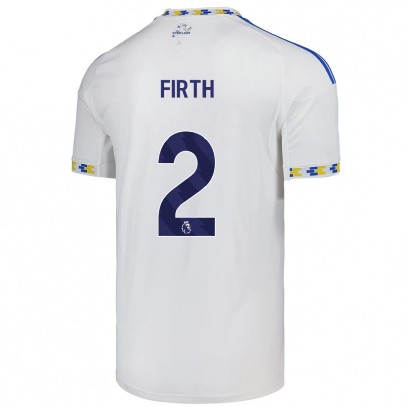 Danxen Kvinnor Will Firth #2 Vit Blå Hemmatröja Matchtröjor 2025/26 Tröjor T-Tröja