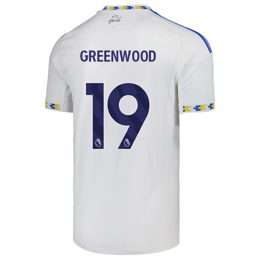 Danxen Kvinnor Sam Greenwood #19 Vit Blå Hemmatröja Matchtröjor 2025/26 Tröjor T-Tröja