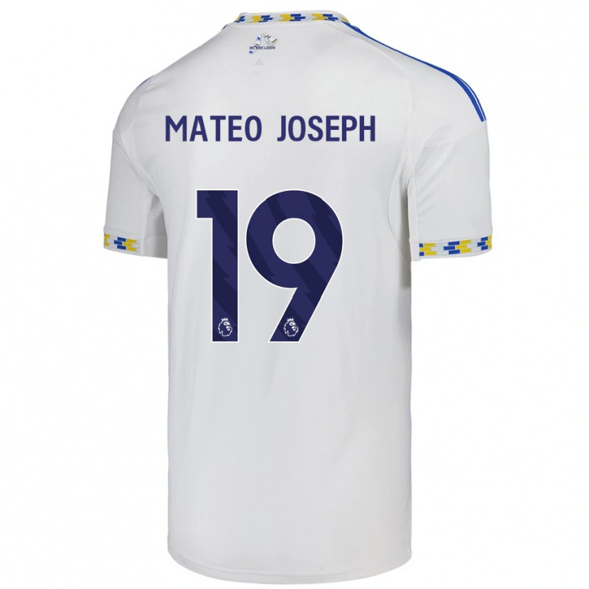 Danxen Kvinnor Mateo Joseph #19 Vit Blå Hemmatröja Matchtröjor 2025/26 Tröjor T-Tröja