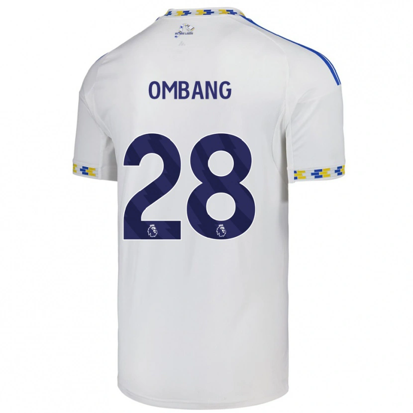 Danxen Kvinnor Darryl Ombang #28 Vit Blå Hemmatröja Matchtröjor 2025/26 Tröjor T-Tröja
