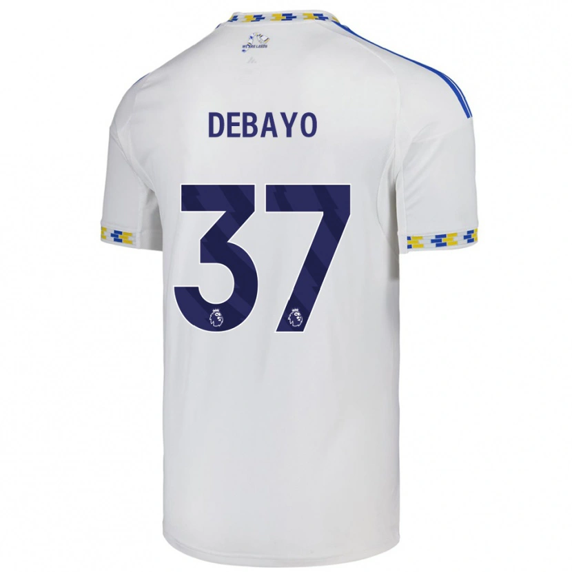Danxen Kvinnor James Debayo #37 Vit Blå Hemmatröja Matchtröjor 2025/26 Tröjor T-Tröja