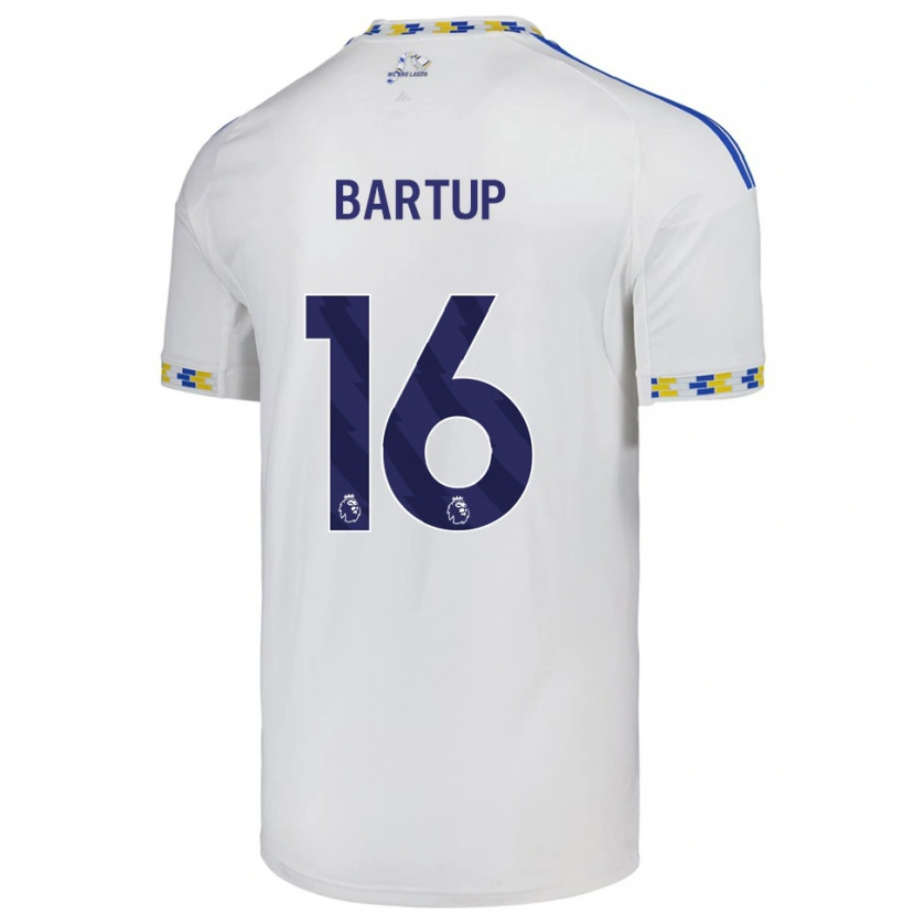 Danxen Kvinnor Laura Bartup #16 Vit Blå Hemmatröja Matchtröjor 2025/26 Tröjor T-Tröja