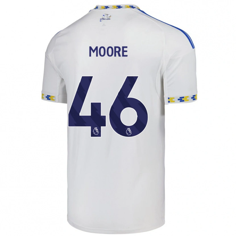 Danxen Kvinnor Kris Moore #46 Vit Blå Hemmatröja Matchtröjor 2025/26 Tröjor T-Tröja