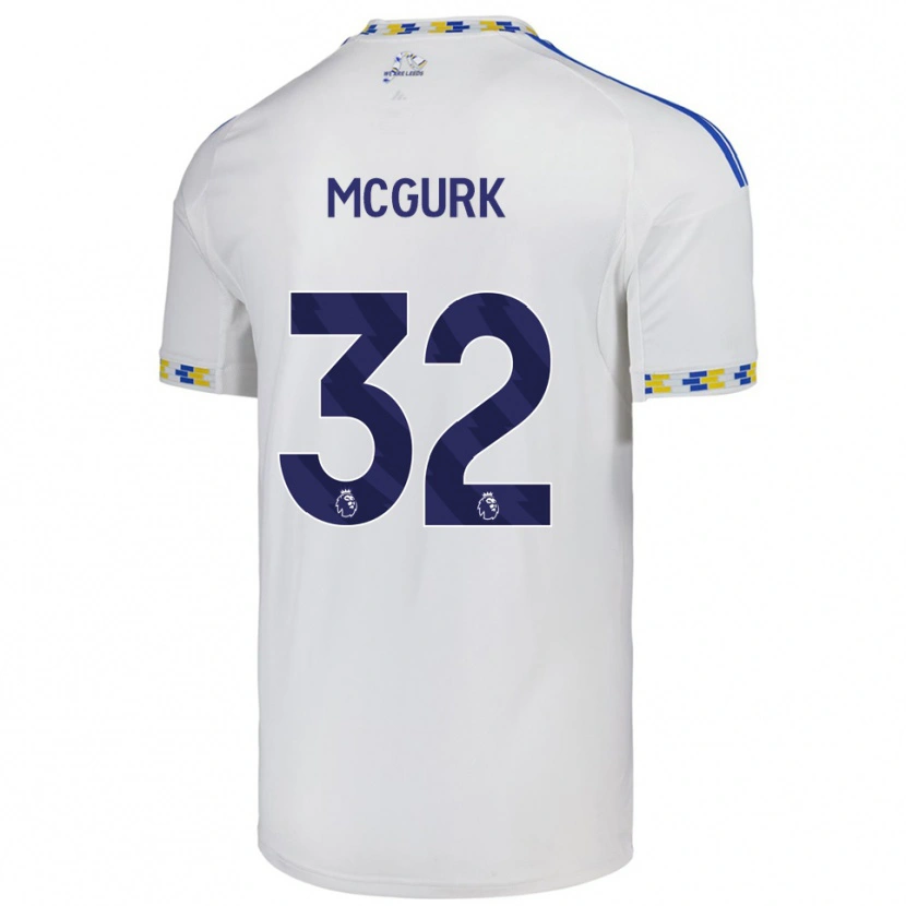 Danxen Kvinnor Sean Mcgurk #32 Vit Blå Hemmatröja Matchtröjor 2025/26 Tröjor T-Tröja