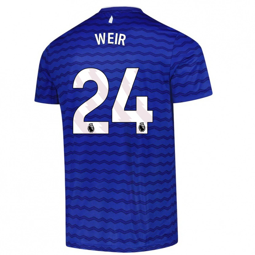 Danxen Kvinnor Kenzie Weir #24 Blå Marinblå Hemmatröja Matchtröjor 2025/26 Tröjor T-Tröja