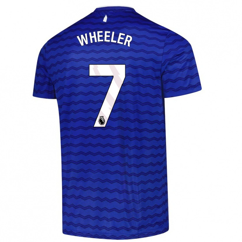 Danxen Kvinnor Clare Wheeler #7 Blå Marinblå Hemmatröja Matchtröjor 2025/26 Tröjor T-Tröja