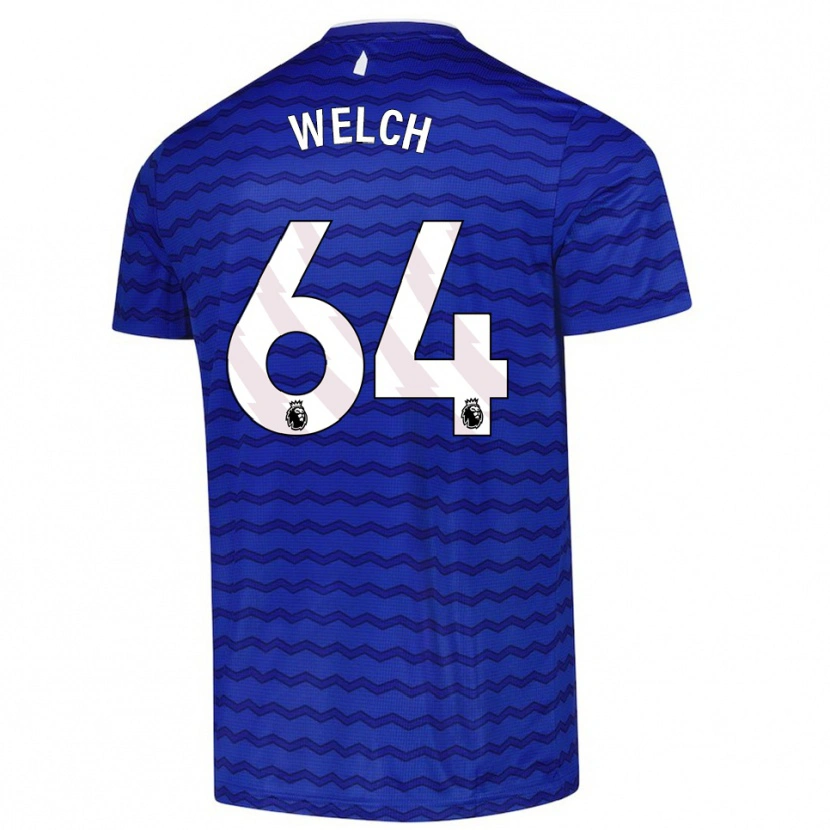 Danxen Kvinnor Reece Welch #64 Blå Marinblå Hemmatröja Matchtröjor 2025/26 Tröjor T-Tröja