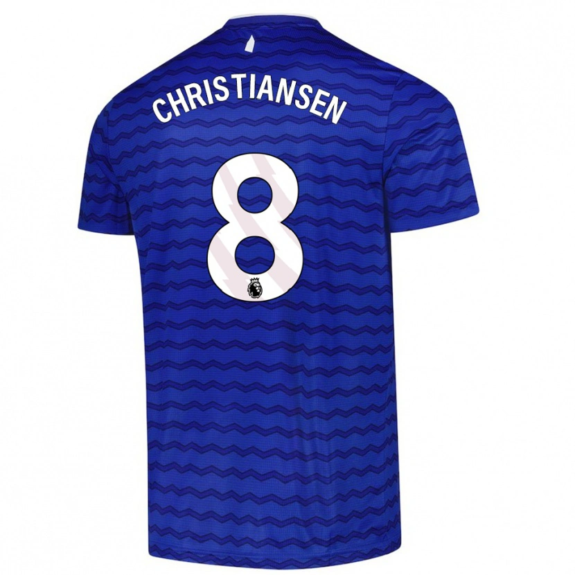 Danxen Kvinnor Izzy Christiansen #8 Blå Marinblå Hemmatröja Matchtröjor 2025/26 Tröjor T-Tröja