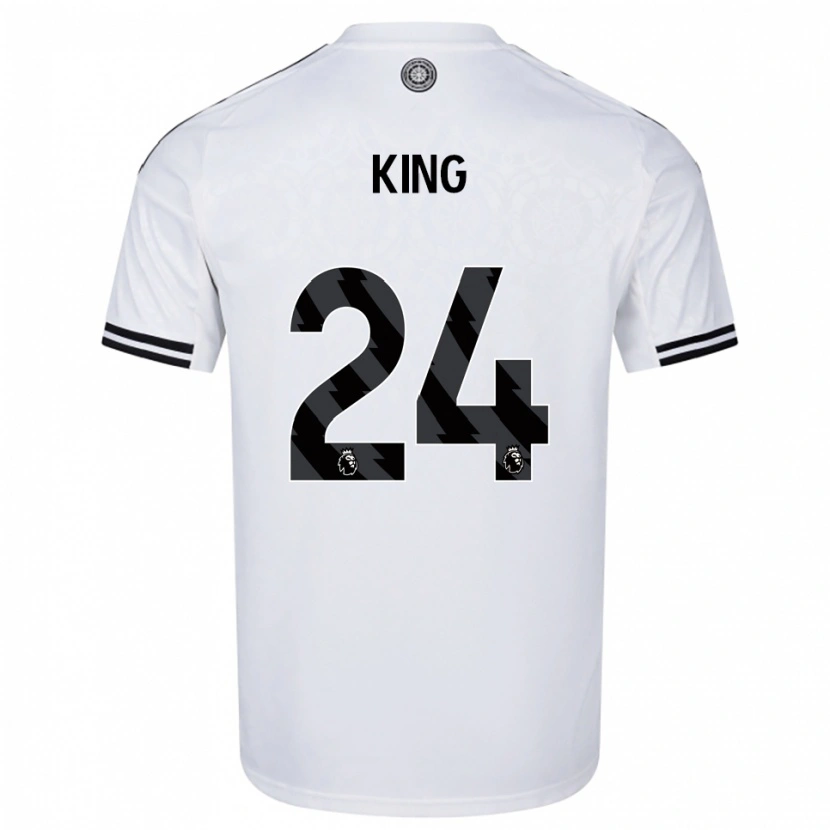 Danxen Kvinnor Josh King #24 Vit Svart Hemmatröja Matchtröjor 2025/26 Tröjor T-Tröja