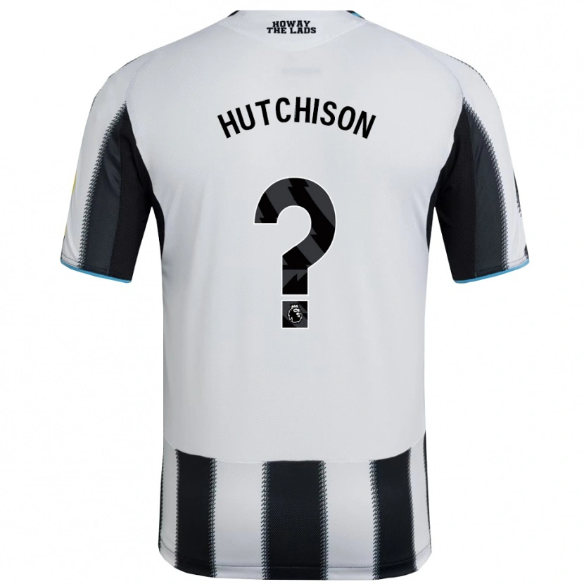 Danxen Kvinnor Alfie Hutchison #0 Svart Vit Hemmatröja Matchtröjor 2025/26 Tröjor T-Tröja