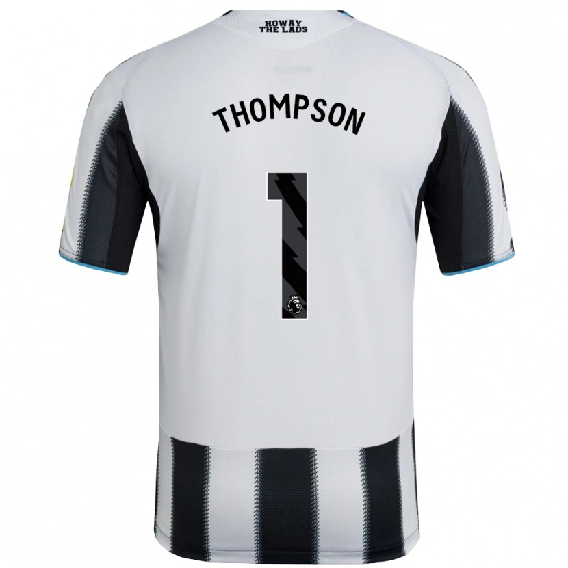 Danxen Kvinnor Max Thompson #1 Svart Vit Hemmatröja Matchtröjor 2025/26 Tröjor T-Tröja