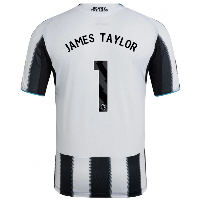 Danxen Kvinnor James Taylor #1 Svart Vit Hemmatröja Matchtröjor 2025/26 Tröjor T-Tröja