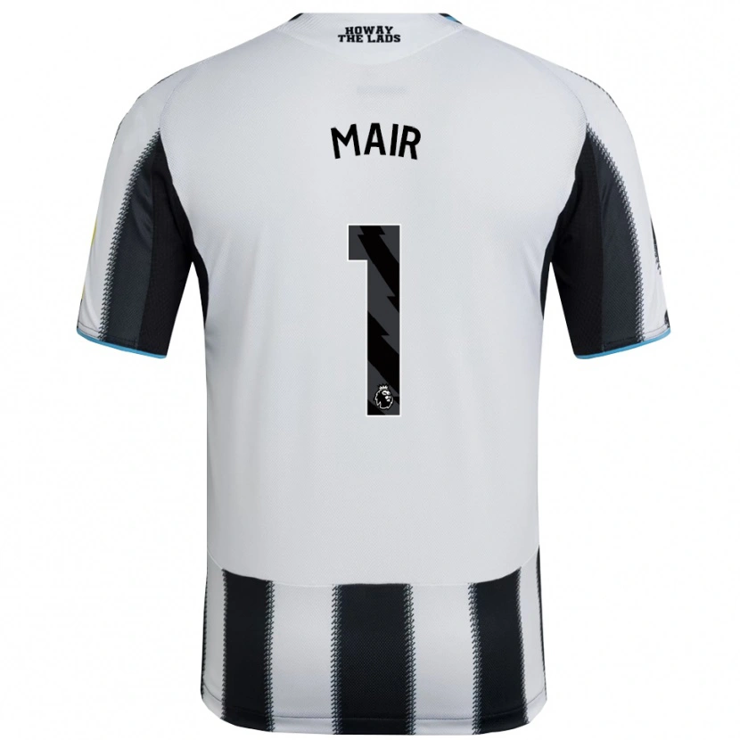 Danxen Kvinnor George Mair #1 Svart Vit Hemmatröja Matchtröjor 2025/26 Tröjor T-Tröja