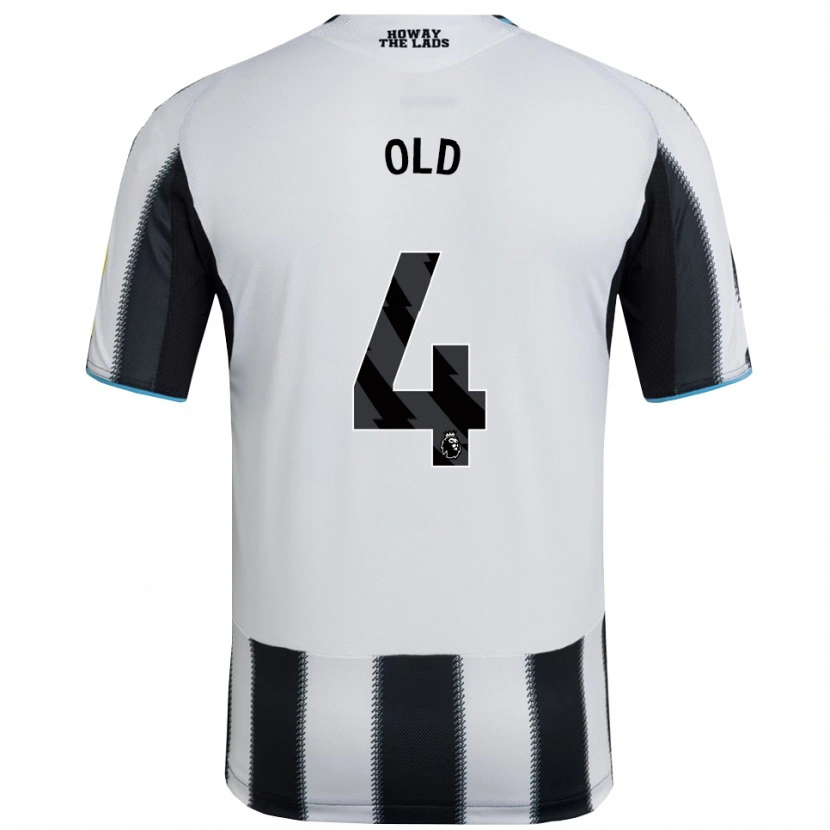 Danxen Kvinnor Thomas Old #4 Svart Vit Hemmatröja Matchtröjor 2025/26 Tröjor T-Tröja