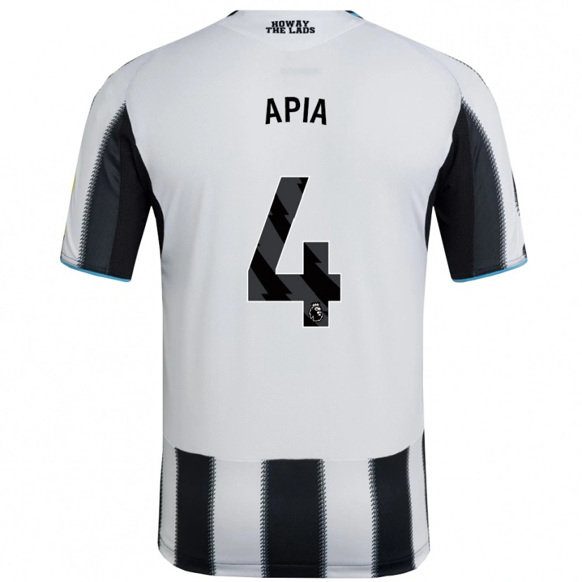 Danxen Kvinnor Aaron Epia #4 Svart Vit Hemmatröja Matchtröjor 2025/26 Tröjor T-Tröja