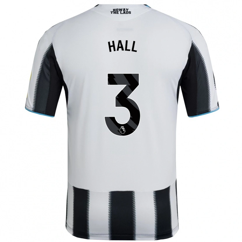 Danxen Kvinnor Lewis Hall #3 Svart Vit Hemmatröja Matchtröjor 2025/26 Tröjor T-Tröja