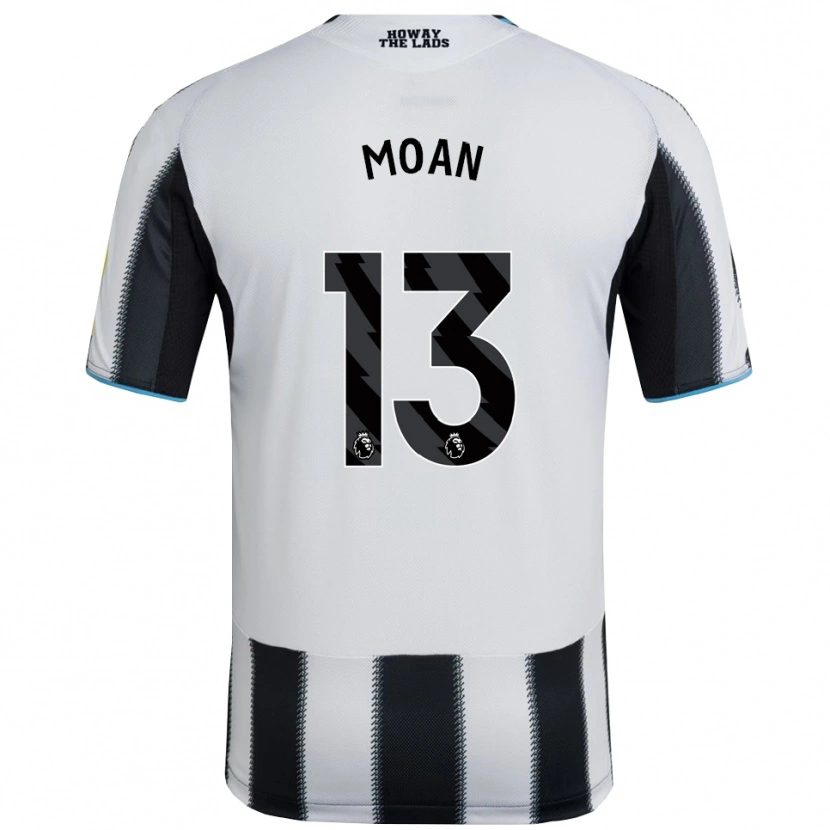 Danxen Kvinnor Claudia Moan #13 Svart Vit Hemmatröja Matchtröjor 2025/26 Tröjor T-Tröja