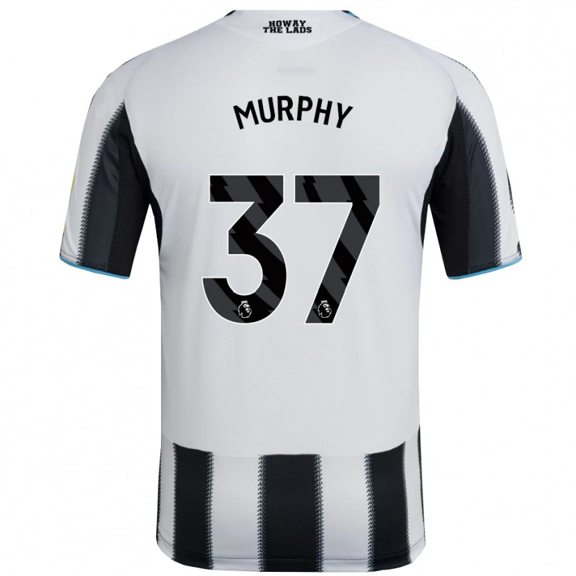Danxen Kvinnor Alex Murphy #37 Svart Vit Hemmatröja Matchtröjor 2025/26 Tröjor T-Tröja