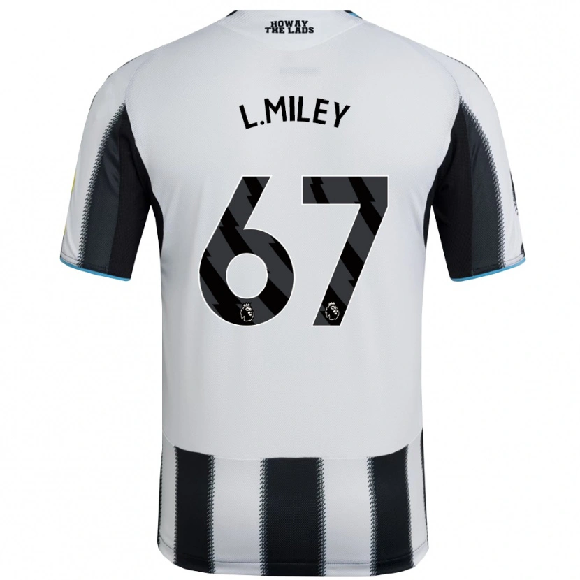 Danxen Kvinnor Lewis Miley #67 Svart Vit Hemmatröja Matchtröjor 2025/26 Tröjor T-Tröja