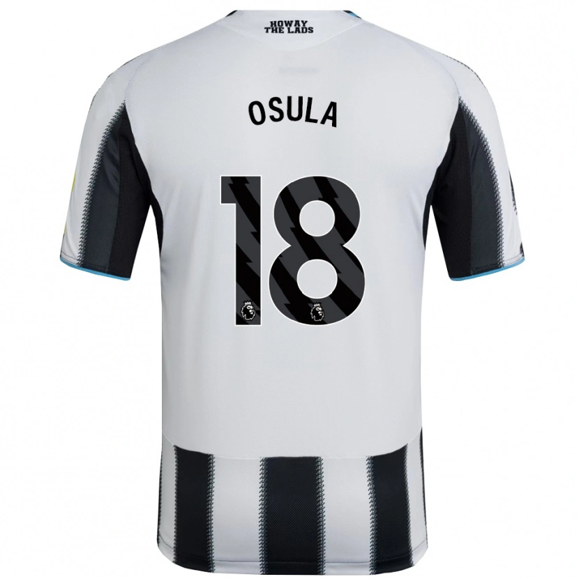 Danxen Kvinnor William Osula #18 Svart Vit Hemmatröja Matchtröjor 2025/26 Tröjor T-Tröja