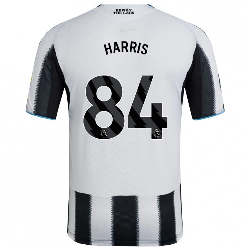 Danxen Kvinnor Aidan Harris #84 Svart Vit Hemmatröja Matchtröjor 2025/26 Tröjor T-Tröja