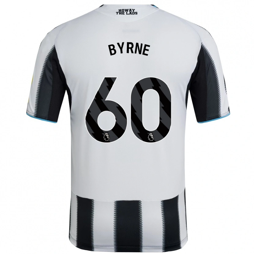 Danxen Kvinnor Reece Byrne #60 Svart Vit Hemmatröja Matchtröjor 2025/26 Tröjor T-Tröja