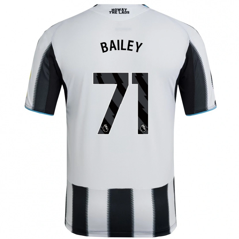 Danxen Kvinnor Scott Bailey #71 Svart Vit Hemmatröja Matchtröjor 2025/26 Tröjor T-Tröja