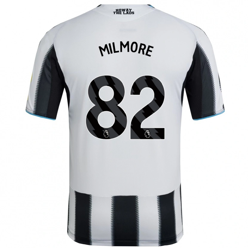 Danxen Kvinnor Carter Milmore #82 Svart Vit Hemmatröja Matchtröjor 2025/26 Tröjor T-Tröja