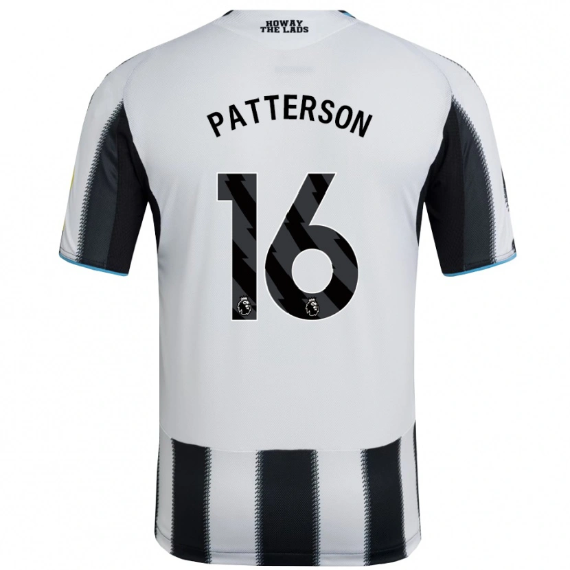 Danxen Kvinnor Jack Patterson #16 Svart Vit Hemmatröja Matchtröjor 2025/26 Tröjor T-Tröja