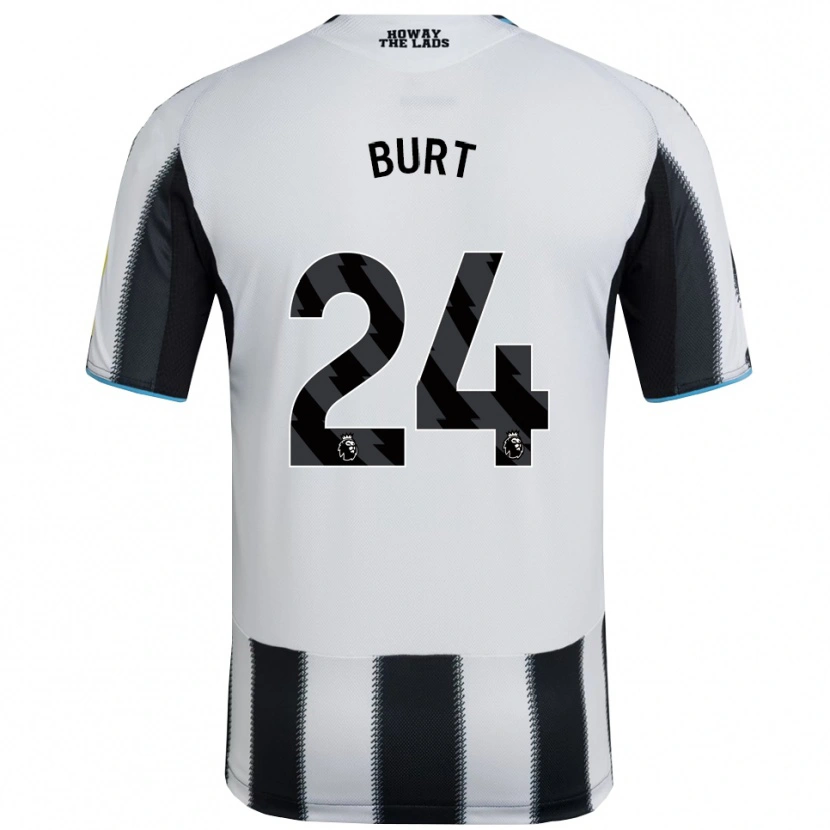 Danxen Kvinnor Daisy Burt #24 Svart Vit Hemmatröja Matchtröjor 2025/26 Tröjor T-Tröja