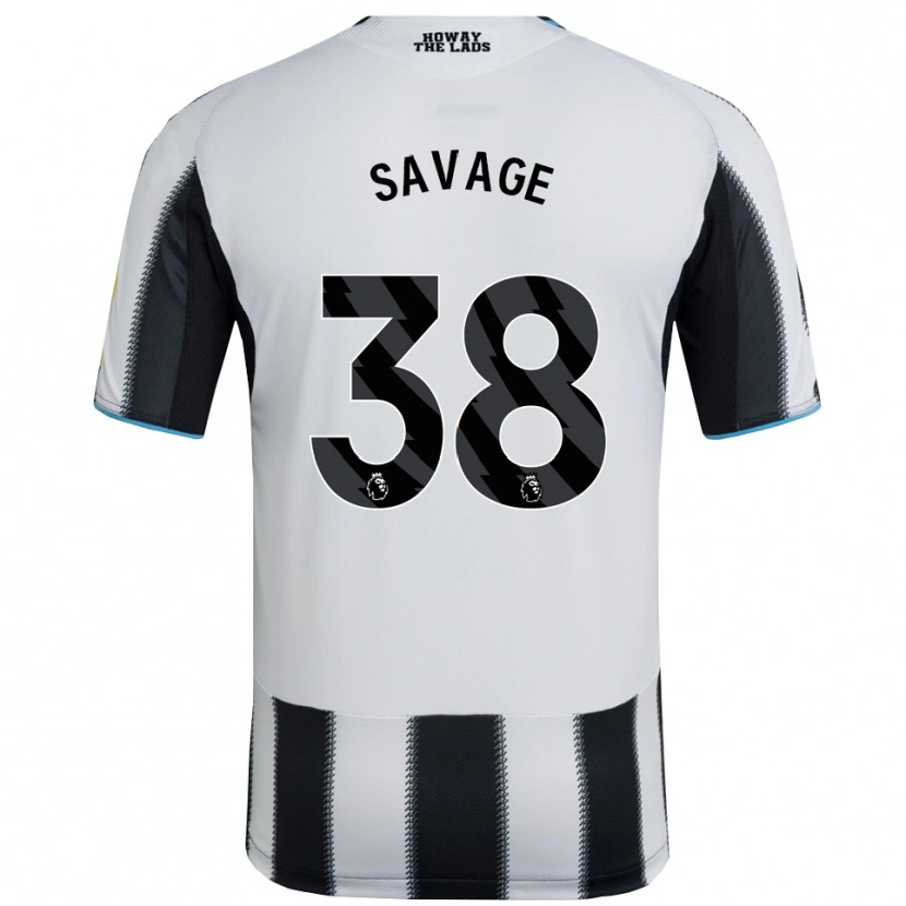 Danxen Kvinnor Remi Savage #38 Svart Vit Hemmatröja Matchtröjor 2025/26 Tröjor T-Tröja