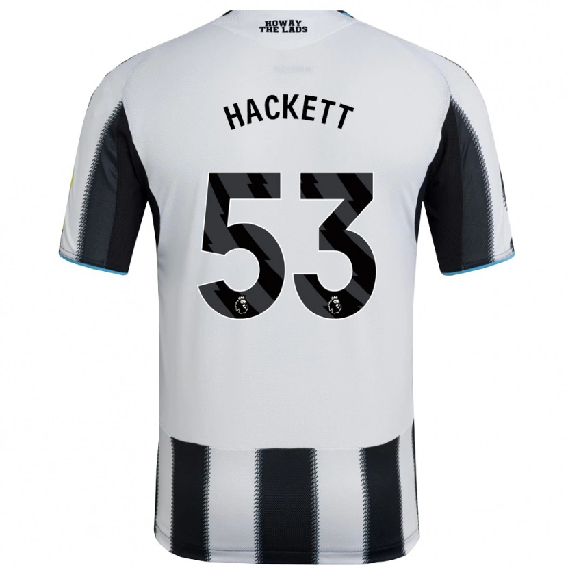 Danxen Kvinnor Jordan Hackett #53 Svart Vit Hemmatröja Matchtröjor 2025/26 Tröjor T-Tröja