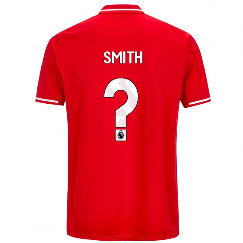 Danxen Kvinnor Kirsty Smith #0 Röd Vit Hemmatröja Matchtröjor 2025/26 Tröjor T-Tröja