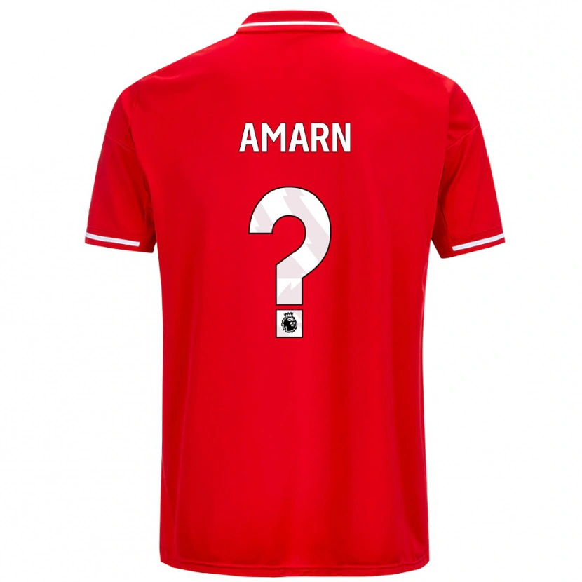 Danxen Kvinnor Amarn Robinson #0 Röd Vit Hemmatröja Matchtröjor 2025/26 Tröjor T-Tröja
