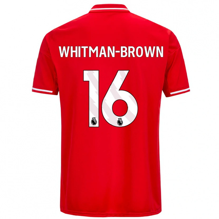 Danxen Kvinnor Chae Whitman-Brown #16 Röd Vit Hemmatröja Matchtröjor 2025/26 Tröjor T-Tröja