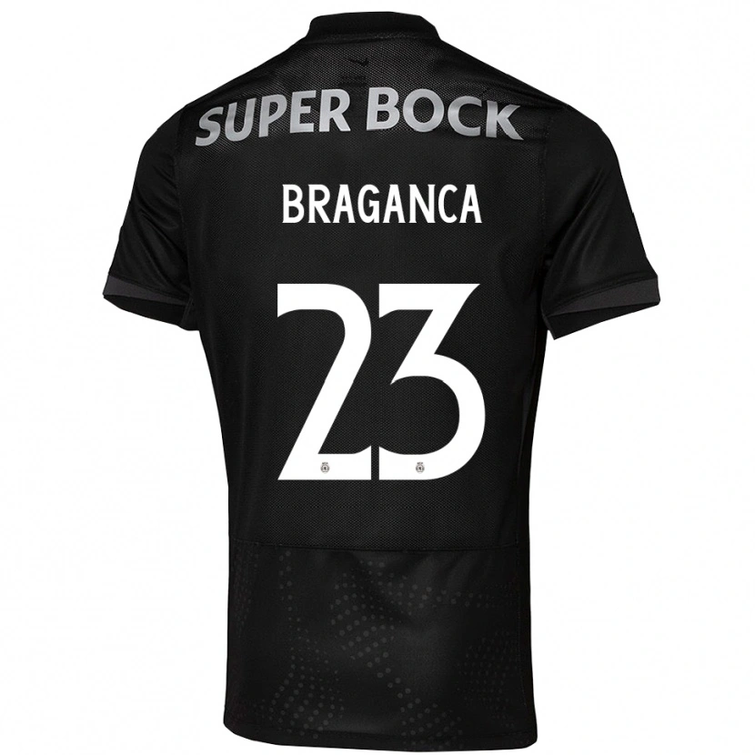 Danxen Kvinnor Daniel Bragança #23 Svart Vit Bortatröja Matchtröjor 2025/26 Tröjor T-Tröja
