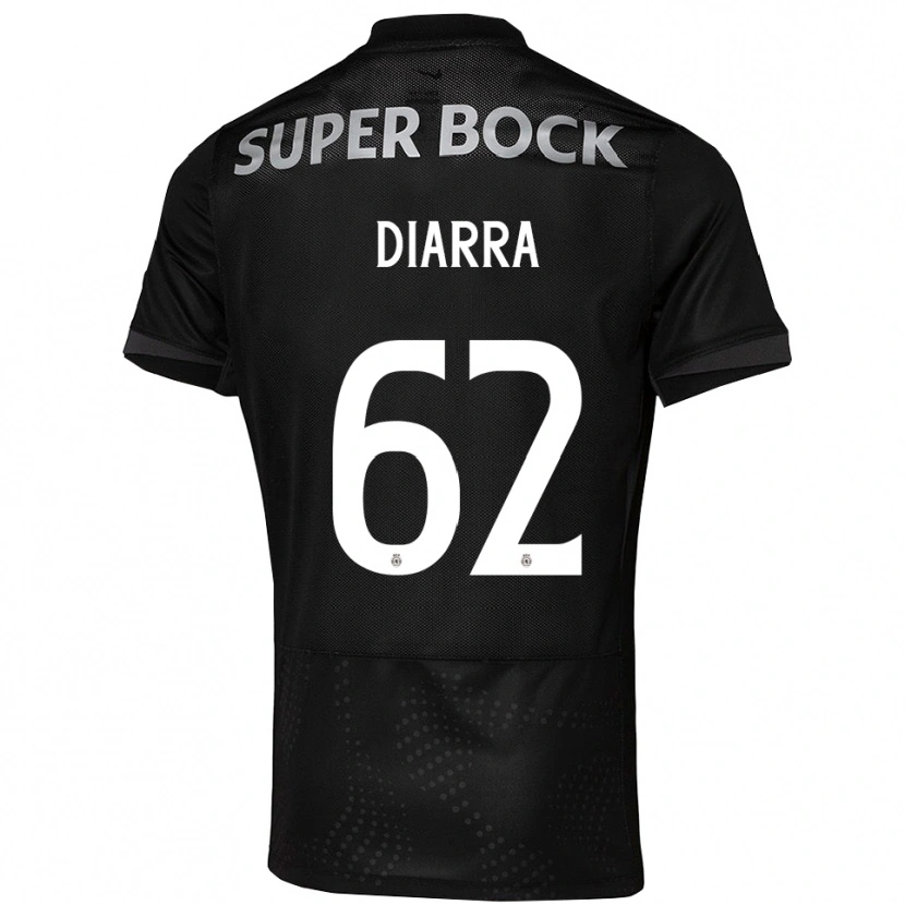 Danxen Kvinnor Ibrahim Diarra #62 Svart Vit Bortatröja Matchtröjor 2025/26 Tröjor T-Tröja