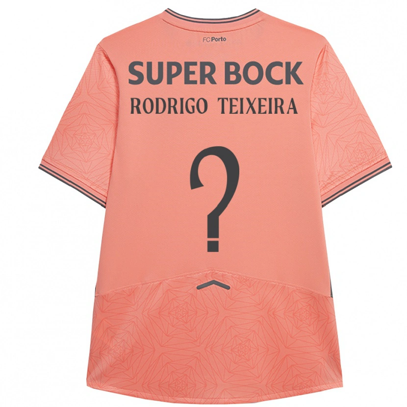 Danxen Kvinnor Rodrigo Teixeira #0 Rosa Marinblå Bortatröja Matchtröjor 2025/26 Tröjor T-Tröja