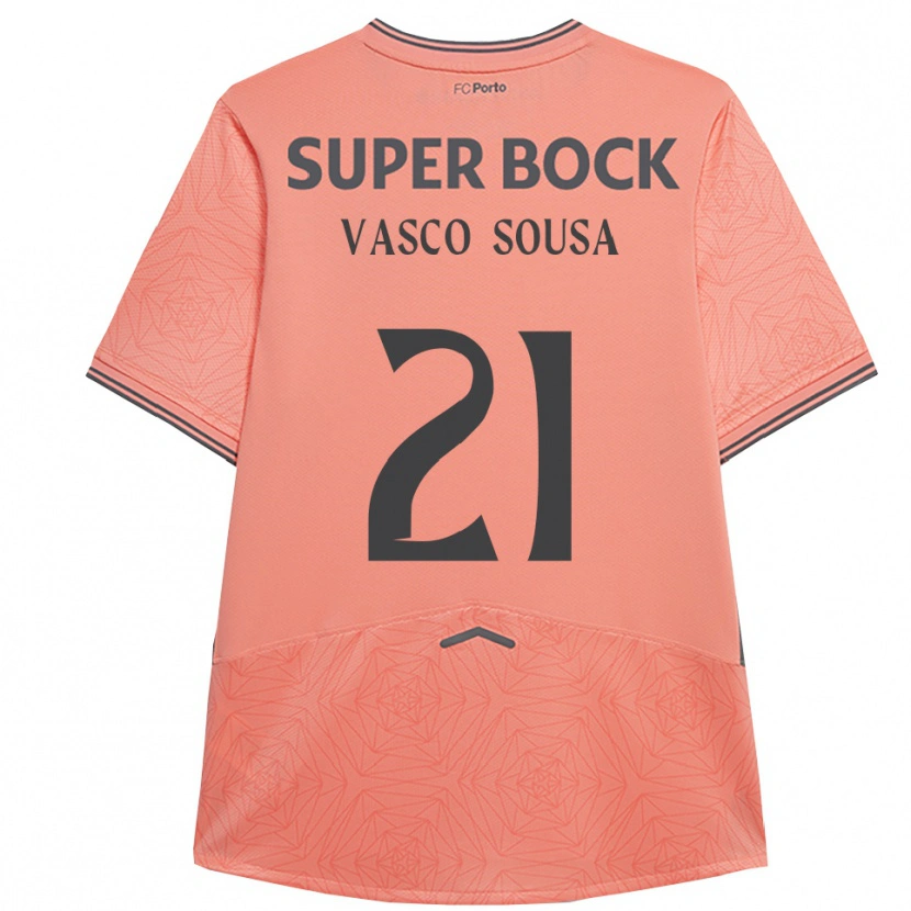 Danxen Kvinnor Vasco Sousa #21 Rosa Marinblå Bortatröja Matchtröjor 2025/26 Tröjor T-Tröja