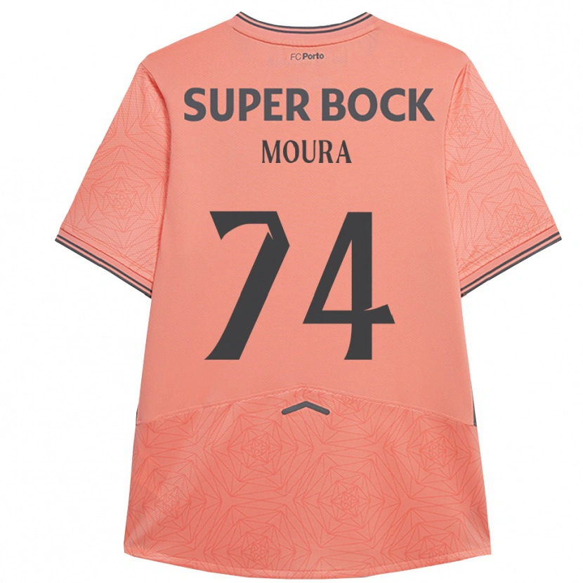 Danxen Kvinnor Francisco Moura #74 Rosa Marinblå Bortatröja Matchtröjor 2025/26 Tröjor T-Tröja