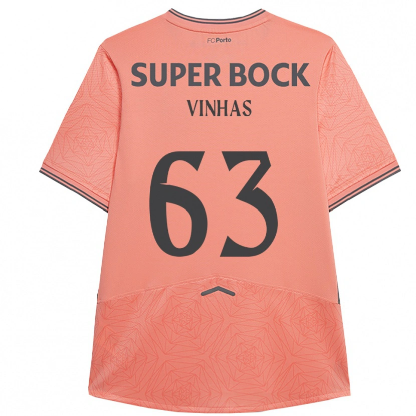 Danxen Kvinnor David Vinhas #63 Rosa Marinblå Bortatröja Matchtröjor 2025/26 Tröjor T-Tröja