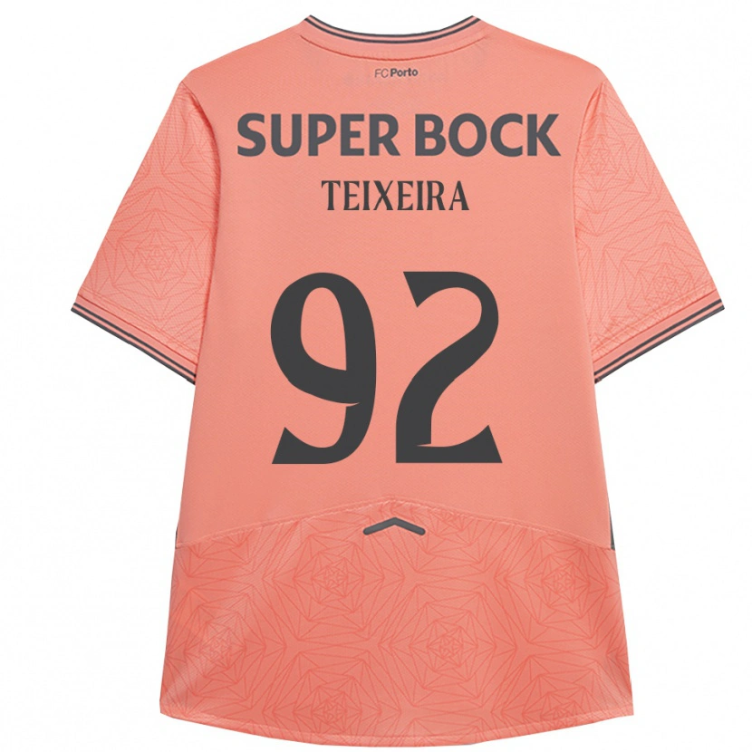 Danxen Kvinnor João Teixeira #92 Rosa Marinblå Bortatröja Matchtröjor 2025/26 Tröjor T-Tröja