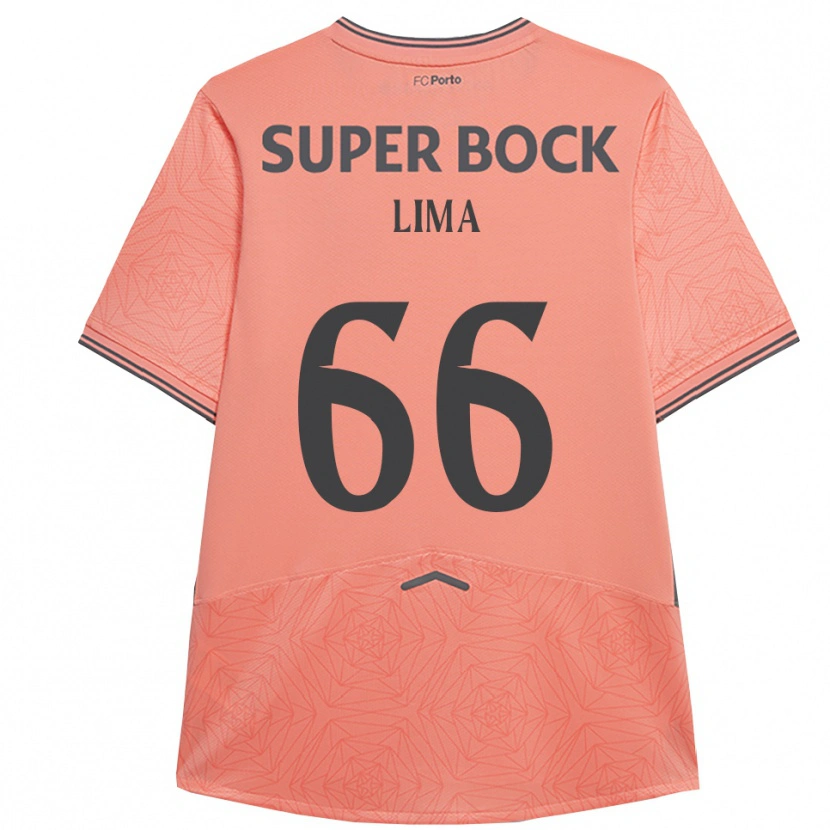 Danxen Kvinnor Bernardo Lima #66 Rosa Marinblå Bortatröja Matchtröjor 2025/26 Tröjor T-Tröja