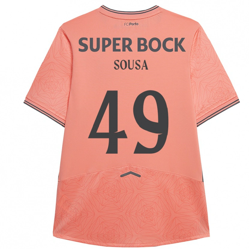 Danxen Kvinnor Gonçalo Sousa #49 Rosa Marinblå Bortatröja Matchtröjor 2025/26 Tröjor T-Tröja