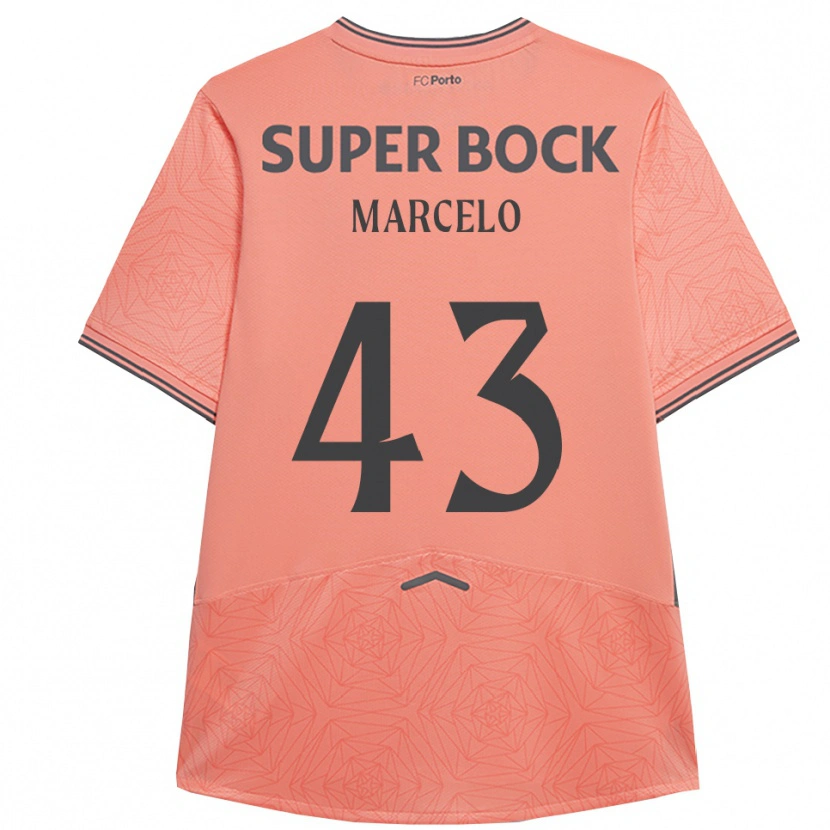 Danxen Kvinnor Joao Marcelo #43 Rosa Marinblå Bortatröja Matchtröjor 2025/26 Tröjor T-Tröja