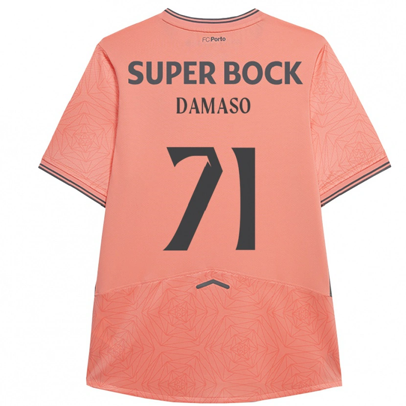 Danxen Kvinnor Nico Damaso #71 Rosa Marinblå Bortatröja Matchtröjor 2025/26 Tröjor T-Tröja